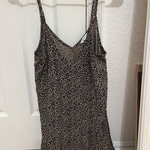 American Eagle Outfitters leapard romper